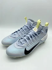 Nike Huarache 9 Elite Mid Lax SE Grey Blue Cleats FV6149-001 Mens Lacrosse New