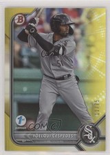 2022 Bowman 1st Edition Yellow Foil 11/75 Yoelqui Cespedes #BPPF-87 uk2