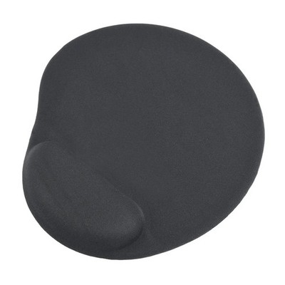 Gembird Mouse Pad with Gel Wrist Rest Black