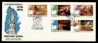 DR WHO 1976 WESTERN SAMOA FDC USA BICENTENNIAL COMBO R56694