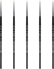 XDT 725 Micro Detail Artist Pin Point Painting Brush Set of 5 Piece 00000 Brush