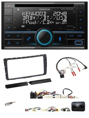 Kenwood CD 2DIN DAB USB Lenkrad Bluetooth Autoradio für Toyota Hilux 2011-2016 R