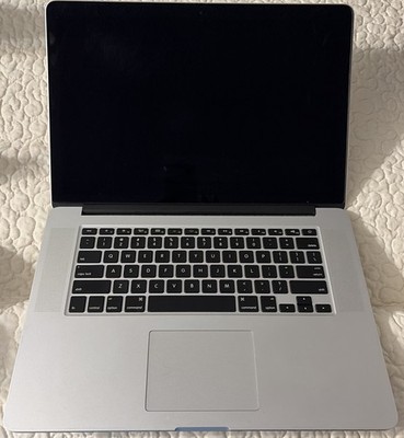 Apple Macbook Pro 15'' Mid 2015 A1398 Retina I7 2.2GHz 16GB 512 GB SSD MJLQ2LL/A