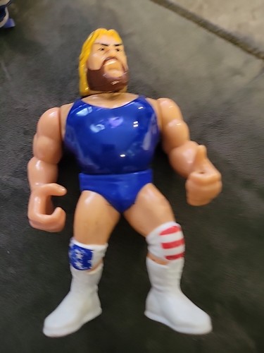 WWF Hasbro Hacksaw Jim Duggan Series 9 Rare Action...