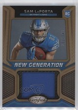 2023 Certified New Generation Jerseys Mirror Bronze 293/349 Sam LaPorta 0rd2