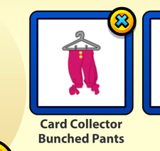 Webkinz Online Card Collector Bunched Pants Clothing Clothes Virtual Item