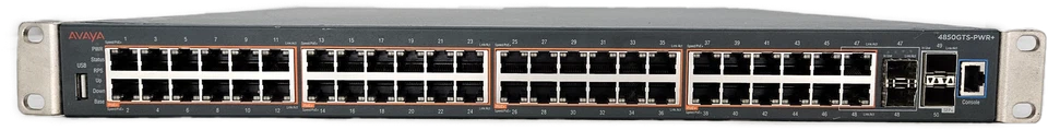 Avaya 4850GTS-PWR+ 48-Port Gigabit PoE Switch Fully Managed AL4800A88E6 - Image 2 of 4