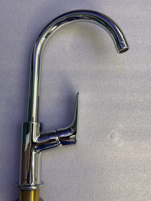 Hansgrohe 71130001 Logis Single-Hole Faucet 210 - Swivel Spout + Drain in Chrome