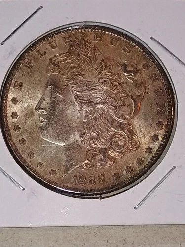 1989  US Morgan Silver Dollar XF+ (Toned).