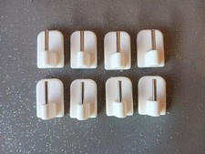 LOT DE 8 CROCHETS ADHESIFS POUR TRINGLE A RIDEAUX