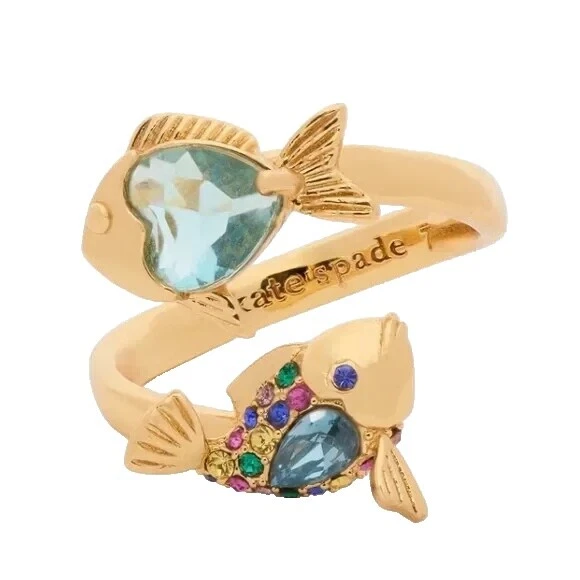 Kate Spade New York Vidrio Animales e insectos Anillos de Moda