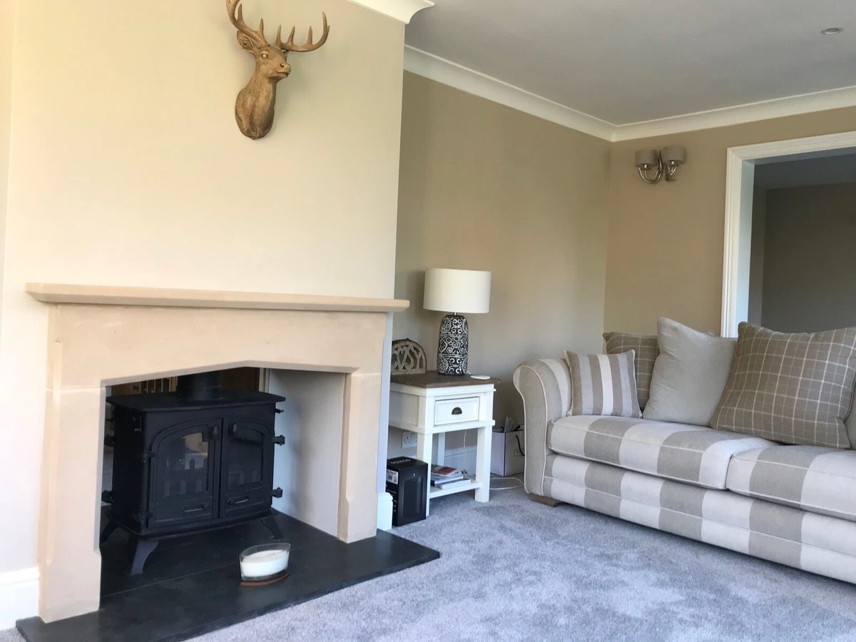 Stone FIRE SURROUND NEW high Quality un fitted delivery available | eBay