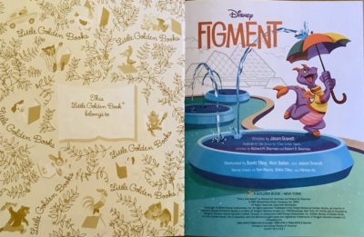 VG 2024 HC Little Golden Book First Edition Disney Figment Jason