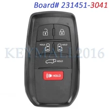 231451-3041 Smart Remote Key Fob for Toyota Sienna 2021 22 2023 24 2025 HYQ14FBX