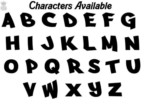 Personalised Name Sticker Moon Font - Laptop Vinyl Decal Macbook custom keypad - Picture 2 of 12
