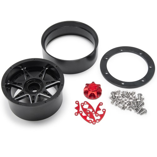 4x2.2'' Beadlock RC Rock Crawler Metal Wheel Rim Tire For 1/10 Axial Scx10 90046 - Picture 20 of 39