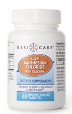 Gericare Magnesium Chloride with Calcium Supplement Tablets- 64 mg- 60 Count