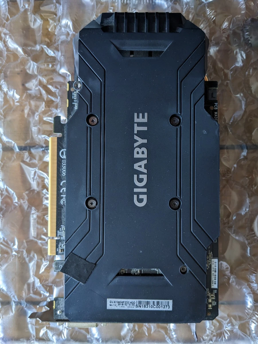 Gigabyte GeForce GTX 1060 WINDFORCE OC 6G eBay