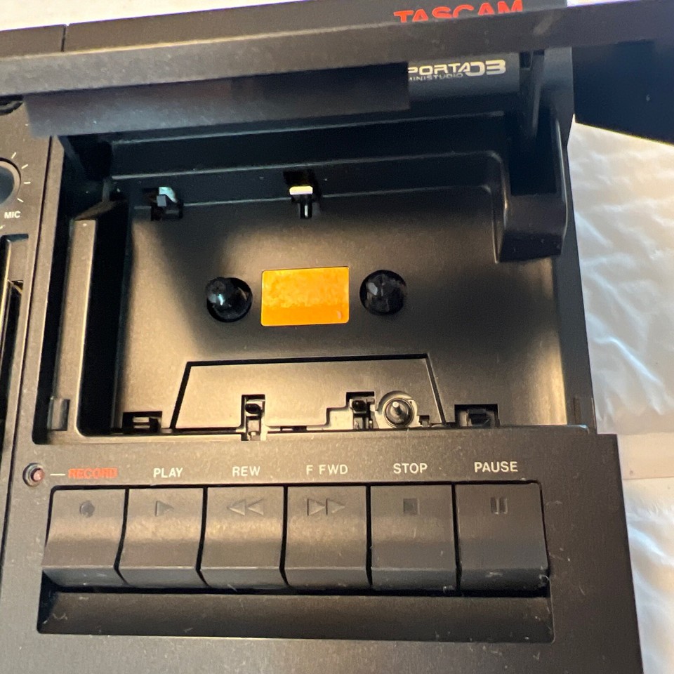 Tascam Porta 03 Ministudio Analog Cassette Recorder Missing Knob