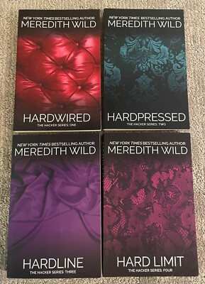 Hacker Series Book Set 1 2 3 4 Hardwired Hardpressed Hardline Hard Limit Wild