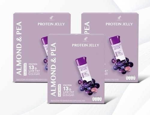 3 X Pananchita Protein Jelly Berry Lychee Grape Almond & Pea 10 Sachets - Picture 12 of 13