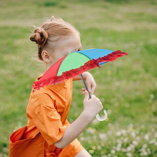 5 Pcs Children's Toy Umbrella Photography Props Small Mini Decor - 第 11/12 張圖片