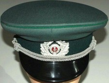 Volkspolizei Schirmmütze DDR Polizei  NVA  Uniform Fasching Karneval Gr. 55  FDJ