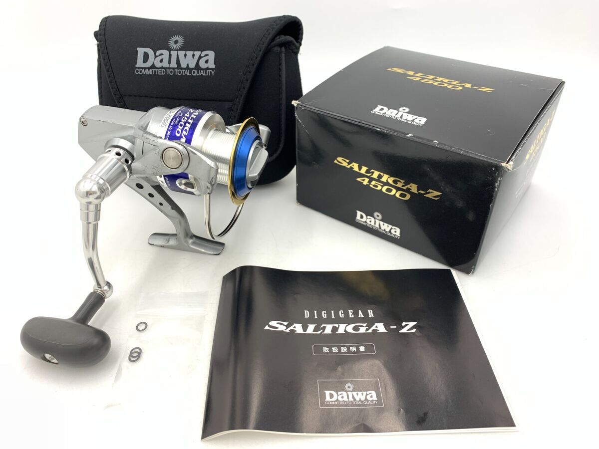 Daiwa SALTIGA Z4500 Spinning Reel Very Good Conditio Daiwa SALTIGA Z4500 Spinning Reel Very Good Conditio