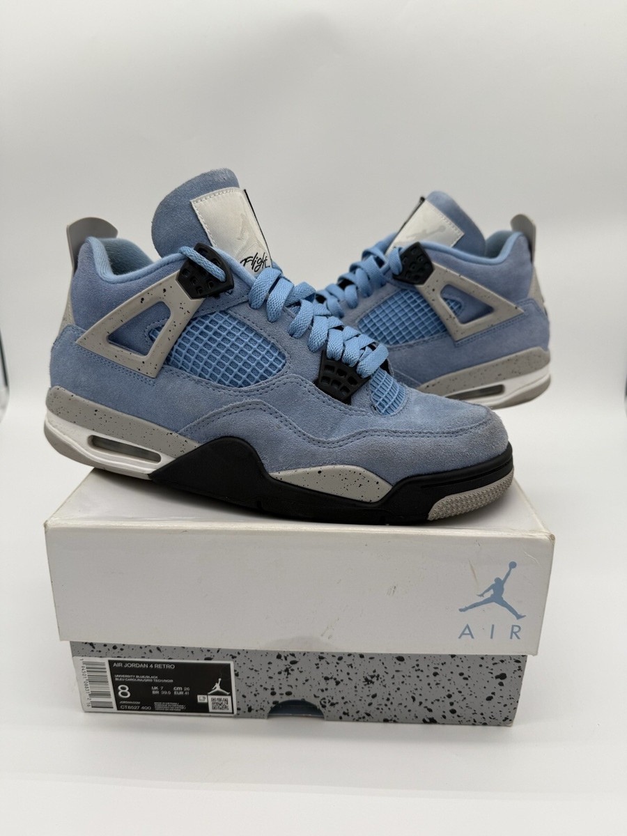 Size 8 - Jordan 4 Retro Mid University Blue 194501088312| eBay