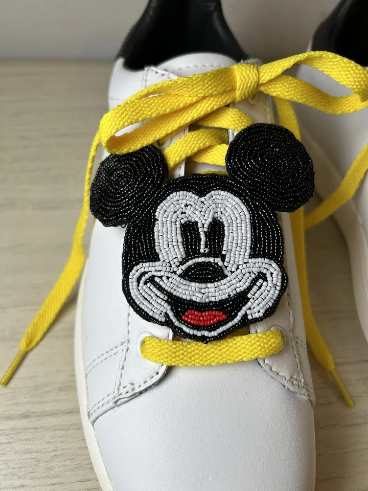 MOA (Master of Art) x Disney Mickey Mouse Tenis Zapatos Cuentas Cuero talla 7 Foto 3 de 4