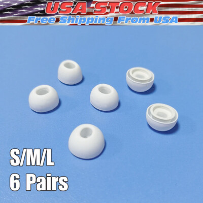6 For Apple AirPods Pro Earphone Replacement Earbuds Silicone Accessories Covers