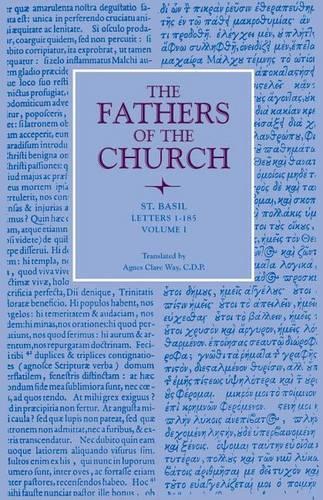 Basil Letters, Volume 1 (1-185) (Poche) Fathers of the Church Series ...
