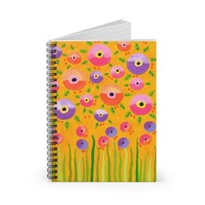 Spiral Notebook Ruled Line Original Artwork Design 2024-86, Gifts