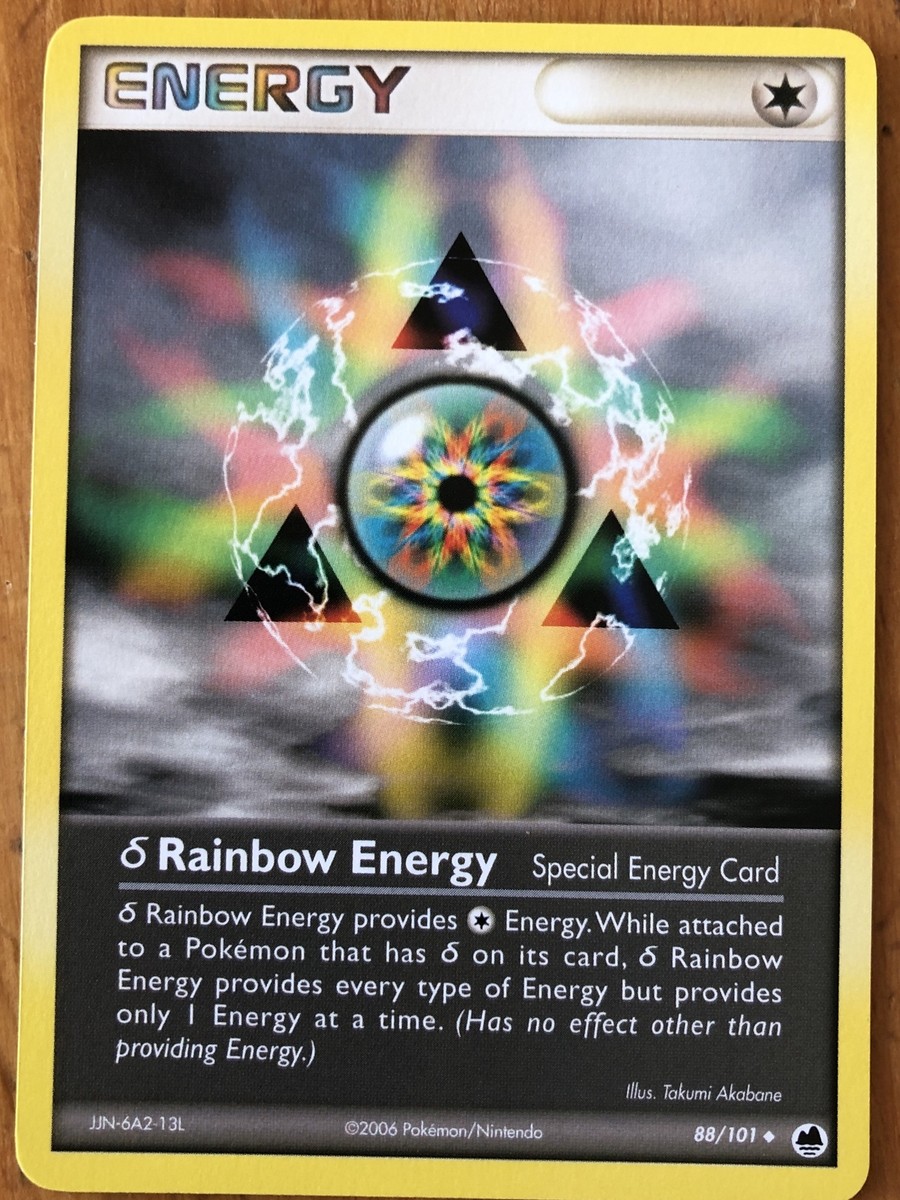Rainbow Energy 88/101 Non-Holo Uncommon EX Dragon Frontiers Pokemon TCG
