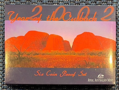 2002 AUSTRALIA -OFFICIAL PROOF SET (6) - YEAR OF OUTBACK - RAM PKG w/ COA - Picture 2 of 10