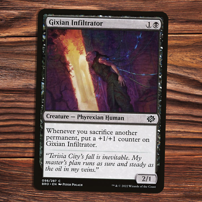 Gixian Infiltrator - NM - Brothers' War - MTG | eBay
