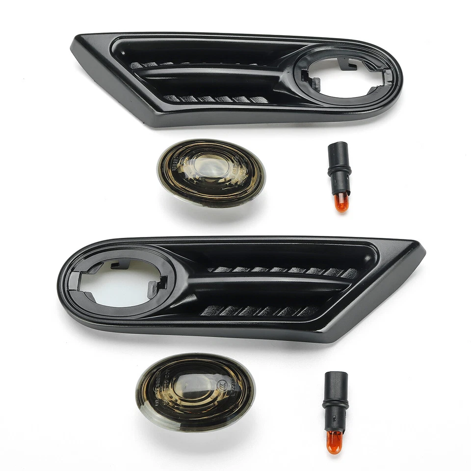 Coppia Freccia Luce Luci Laterale Per Mini Cooper R56 R57 2007-2014 Nero - Bild 2 von 4