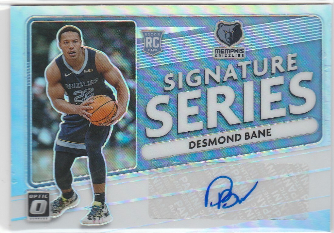 2020-21  Optic Signature Series Silver Holo #80 Desmond Bane Rookie RC Auto