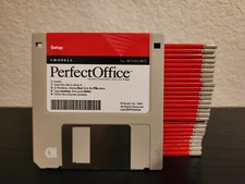 Perfect Office 1994 Floppy Disk Set Setup  1-26 programs UNTESTED