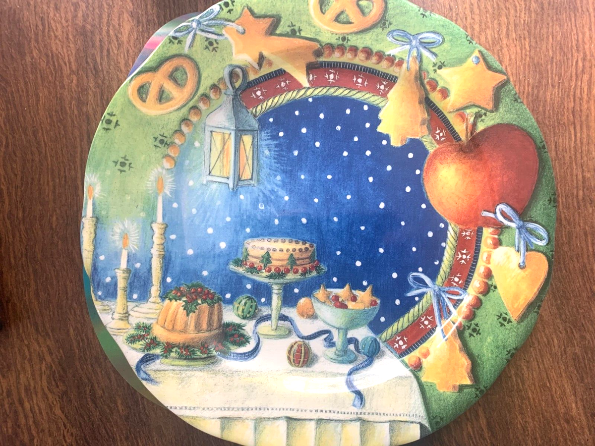 FRANCE, GIEN, CHRISTMAS PLATE, PORCELAIN, 1999 | eBay