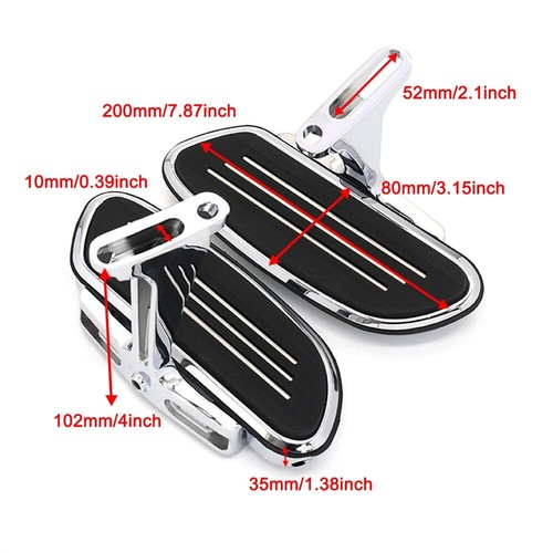 Passenger Footboards Floorboards For Harley Road Glide Special FLTRXS 2015-2021 - Picture 4 of 18