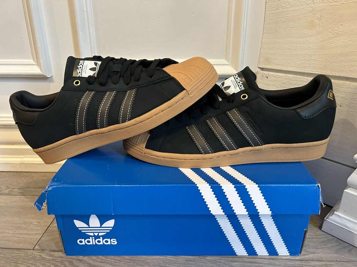 Adidas Superstar GTX Gore-Tex Mens Shoes Suede Black Gum Adidas Superstar GTX Gore-Tex Mens Shoes Suede Black Gum