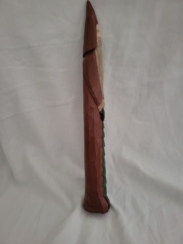 Pencil Santa w Tree Handcrafted St Nick 13-14" tall House of Lloyds - Picture 2 of 6