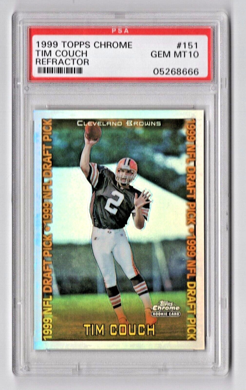 Tim Couch Topps Chrome #151 Refractor