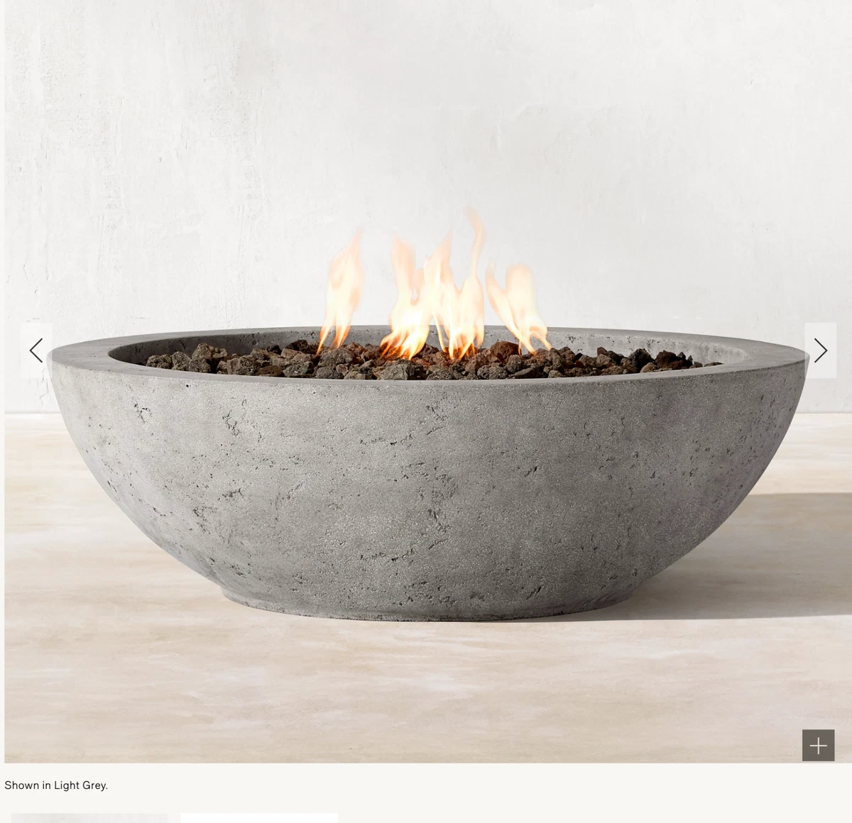 Rh outlet fire table