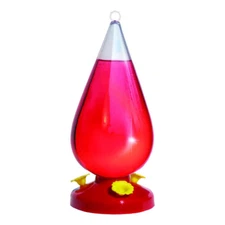 Dew Drop Plastic Hummingbird Feeder - 32 Oz. Capacity