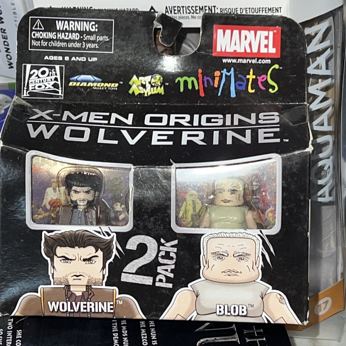 Marvel Minimates 26 X-Men Origins Wolverine Movie vs BLOB 2