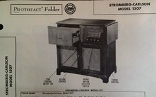 Stromberg-Carlson Radio Model 1507 Sams Photofact Folder Rare 1951