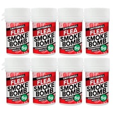 CritterKill Flea Bomb Killer Smoke Fumer Fogger Fleas Treatment Home Pet Bedding
