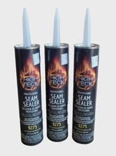 BLACK Seam Sealer High Teck 9275 Professional Automotive Grade 3 Tubes